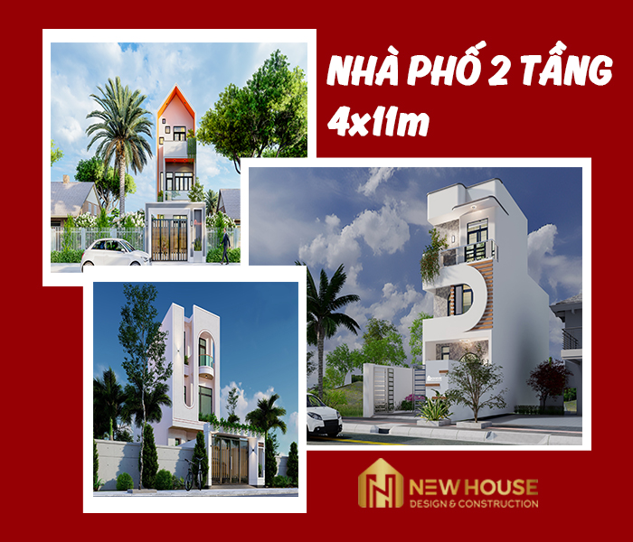 thiết kế nhà phố 4x11m