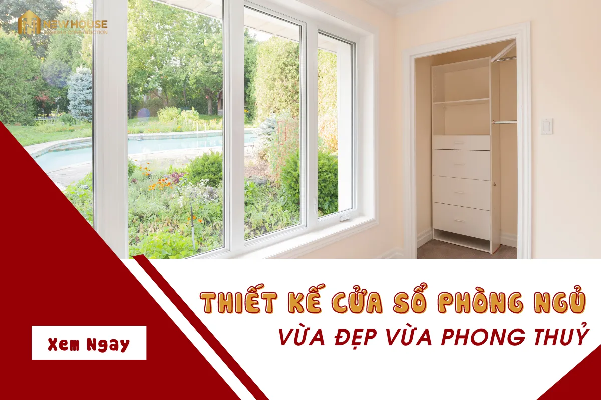 Thiết Kế Cửa Sổ Phòng Ngủ Vừa Đẹp Vừa Hợp Phong Thuỷ 2 Thiết Kế Cửa Sổ